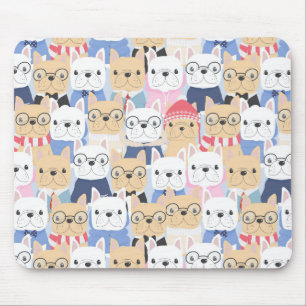 Cute Puppy Pattern Mouse Pad