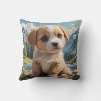 Cute puppy pillow cushion
