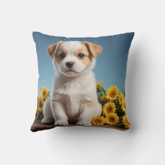 Cute puppy pillow cushion