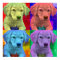Cute Puppy Pop Art style