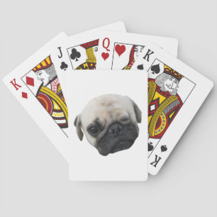 Cute Puppy Pug Dog Friend ... かわいい 子犬 Playing Cards