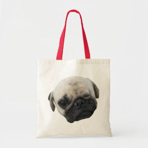 Cute Puppy Pug Dog Friend ... かわいい 子犬 Tote Bag