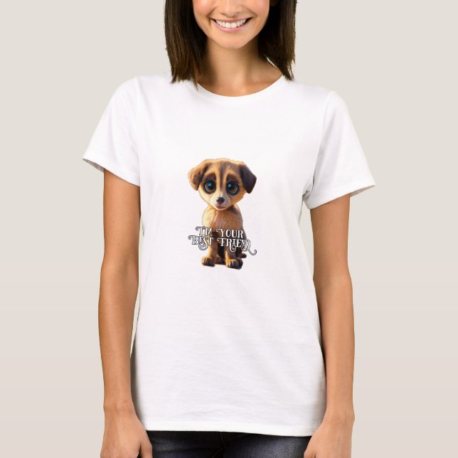 Cute puppy Tshirt  (Front)