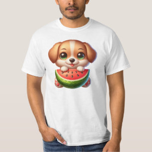 Cute Puppy Watermelon Shirt