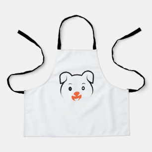 Cute Puppy Wink Apron