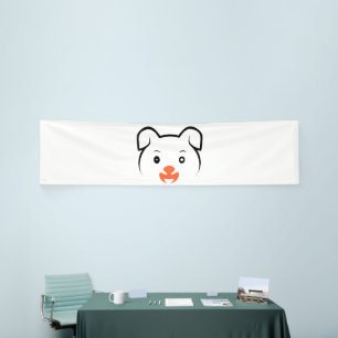 Cute Puppy Wink Banner