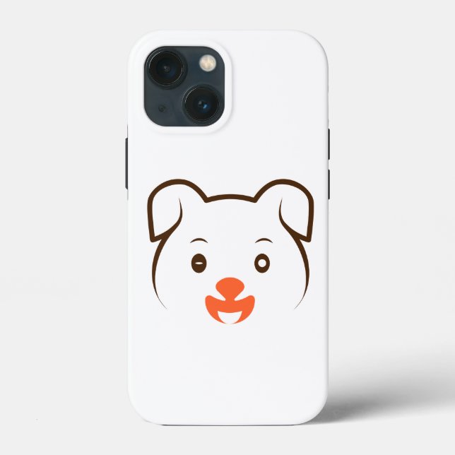 Cute Puppy Wink Case-Mate iPhone Case (Back)