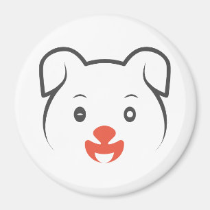 Cute Puppy Wink Magnet
