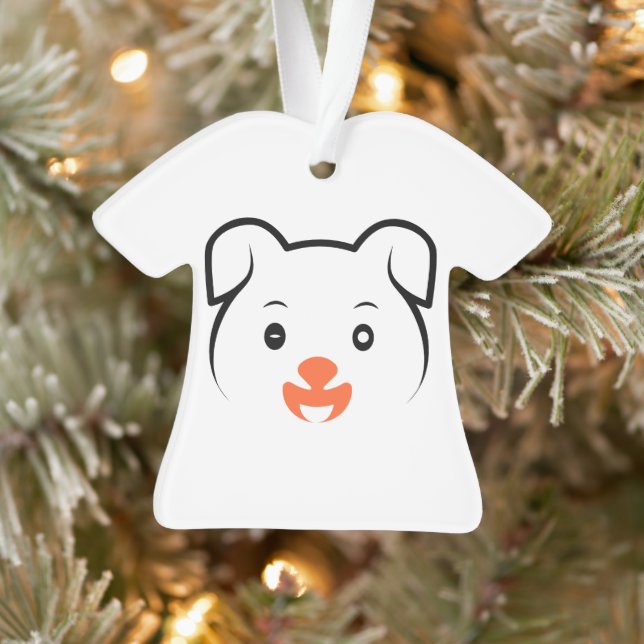 Cute Puppy Wink Ornament (Tree)