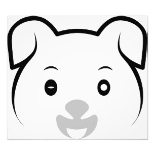 Cute Puppy Wink Photo Print