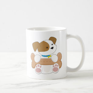 Cute Puppy With a Snack Coffee Mug