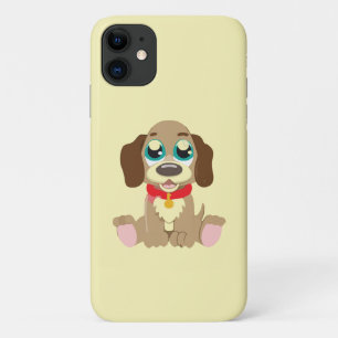 Cute Puppy With Beautiful Eyes iPhone 11 Case