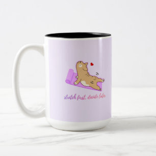Cute Puppy Workout Mug – Lazy Fitness Humour