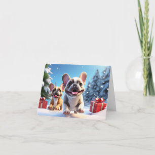 Cute Puppy Xmas Card