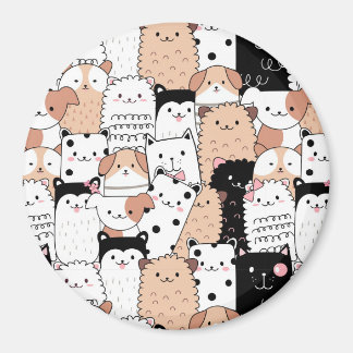 Cute Pups Magnet