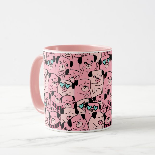 Cute  Pups Mug (Front Left)