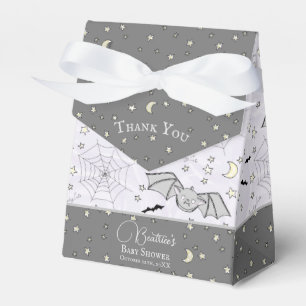 Cute Purple Baby Bats Halloween & Fall Favor Box