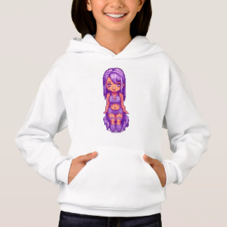 Cute purple girl