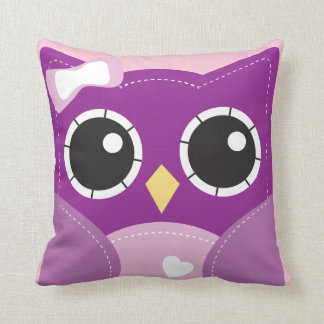 Cute Purple Girls Pillow Room Decor