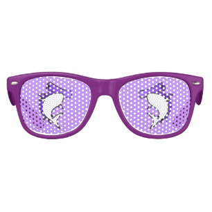 Cute Purple Hammer Head Shark Cartoon Kids Sunglasses