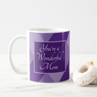 Cute Purple Message for Mom Mother's Day Coffee Mug