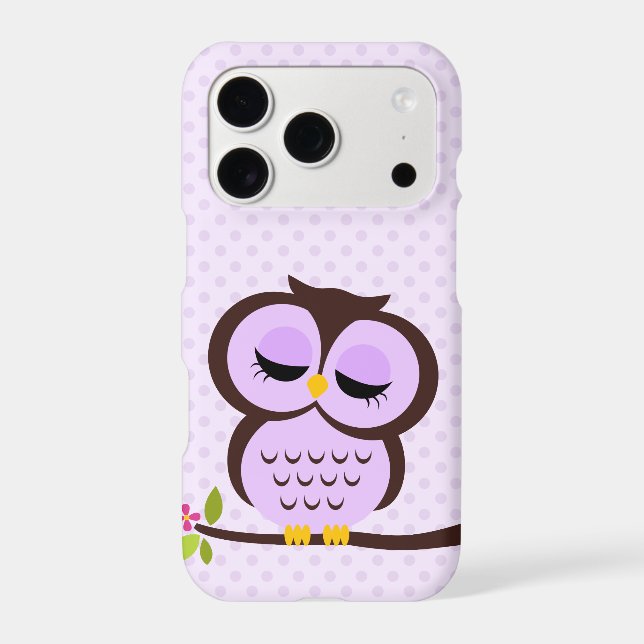 Cute Purple Owl (Back)