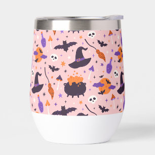 Cute Purple & Pink Halloween Pattern