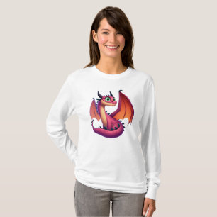 Cute purple/red cartoon dragon T-Shirt