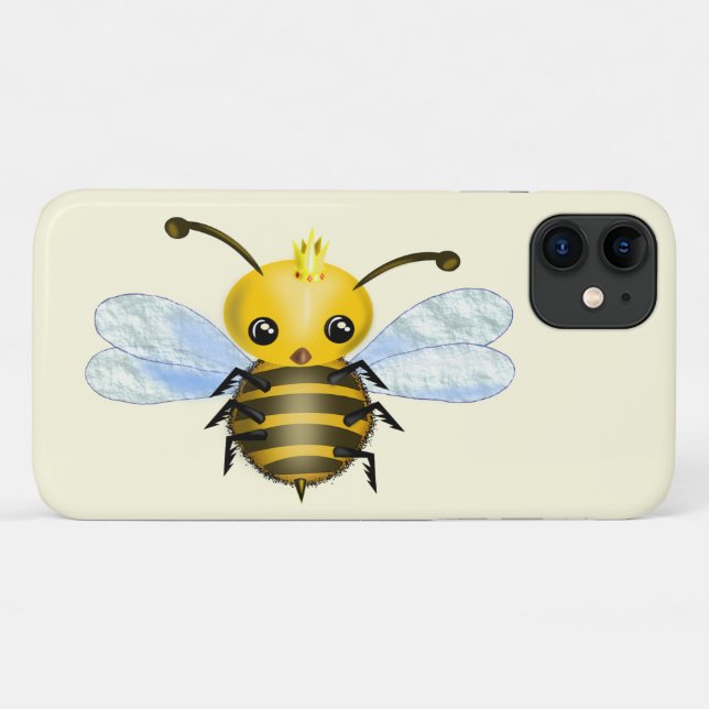 Cute Queen Bee Case-Mate iPhone Case (Back (Horizontal))