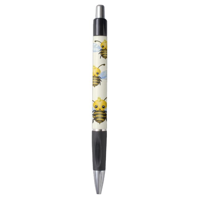 Cute Queen Bee - Sweet - Choose / add colour Pen (Front Vertical)