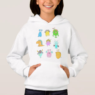 Cute Quirky Colourful Monster Cartoon Drawings