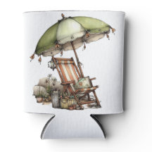 CUTE QUIRKY SUMMER BEACH SCENE