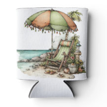 CUTE QUIRKY SUMMER BEACH SCENE