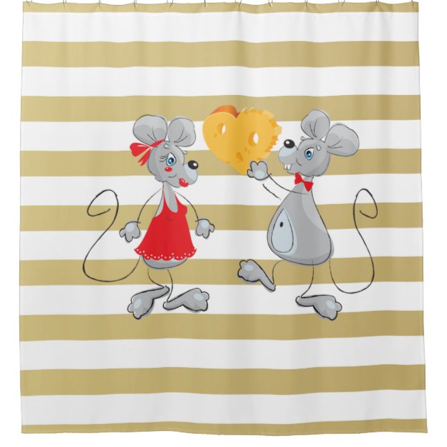 Cute Quirky Whimsical  Mouses-Stripes (Front)