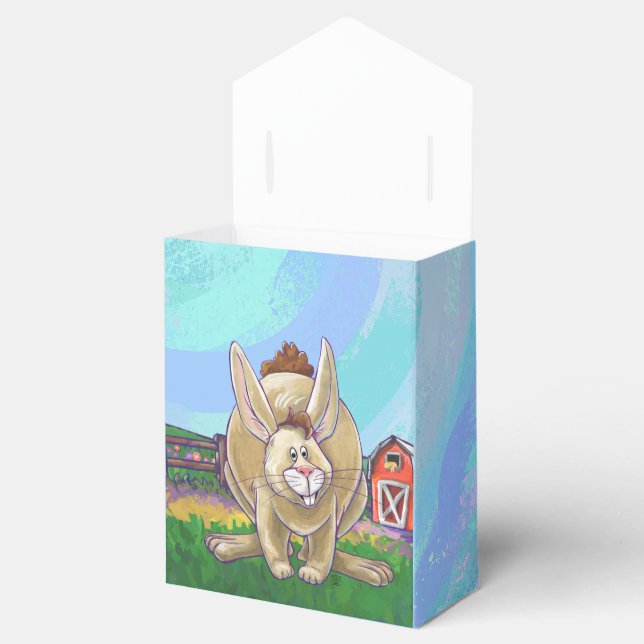 Cute Rabbit Animal Parade Favor Box (Opened)