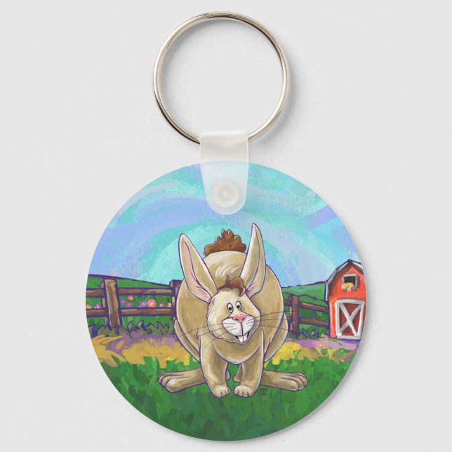 Cute Rabbit Animal Parade Keychain (Front)