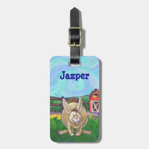 Cute Rabbit Animal Parade Luggage Tag