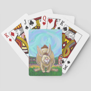 Cute Rabbit Animal Parade Playing Cards