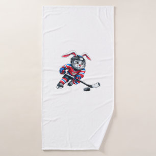 Cute Rabbit Boys Kids Men T-Shirt Bath Towel