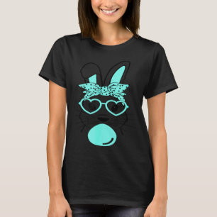 Cute Rabbit Bunny Blowing Bubble Gum Easter Day T-Shirt