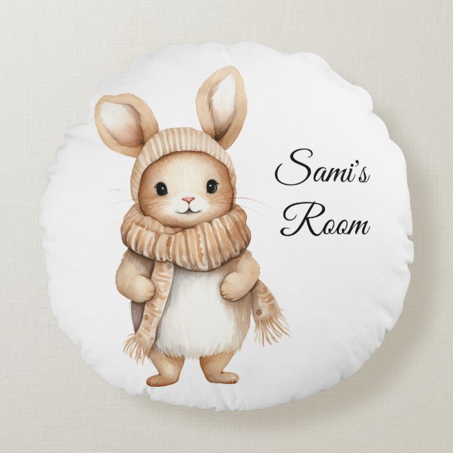 Cute Rabbit Customize Pillow (Front)