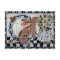 Cute Rabbit Cute Bunny Dedham Delft Tile Postcard