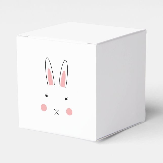 Cute Rabbit Face Treat Box (Front Side)