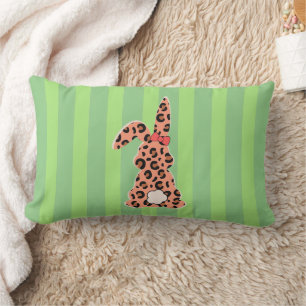 Cute Rabbit Leopard Lumbar Pillow