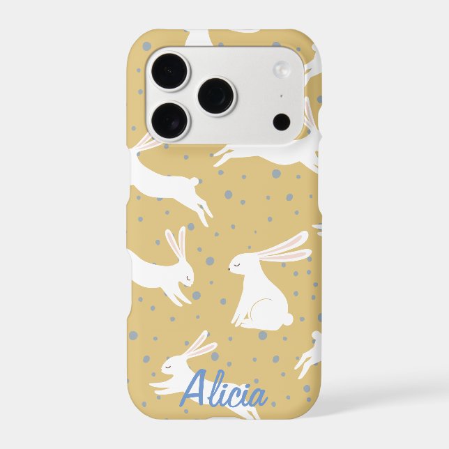 Cute Rabbit Pattern Design - Customizable (Back)
