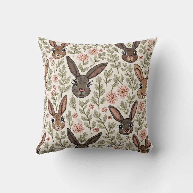 cute rabbit pillow (Back)