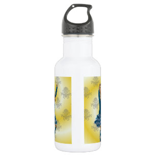 Cute rabbit Scottish highland dancer 532 Ml Water Bottle