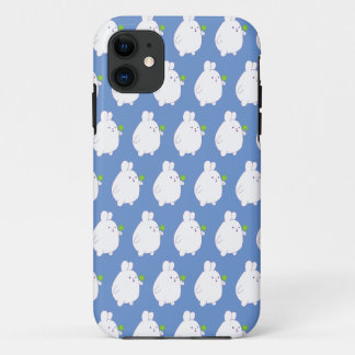 cute rabbit with flower  iPhone 11 case