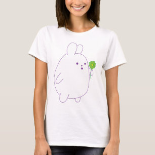 cute rabbit with flower T-Shirt
