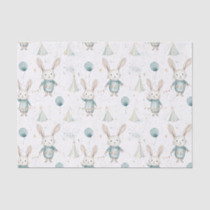 CUte rabbits at a circus Tissue Paper